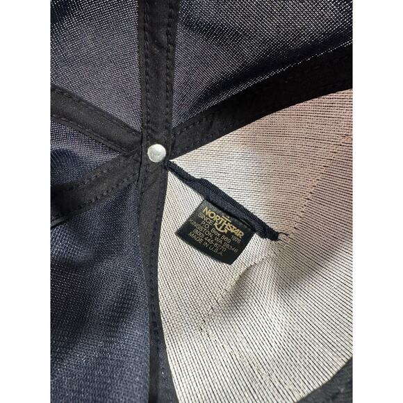 Vintage US Navy Blue Hat Cap North Star Snapback - Picture 5 of 6